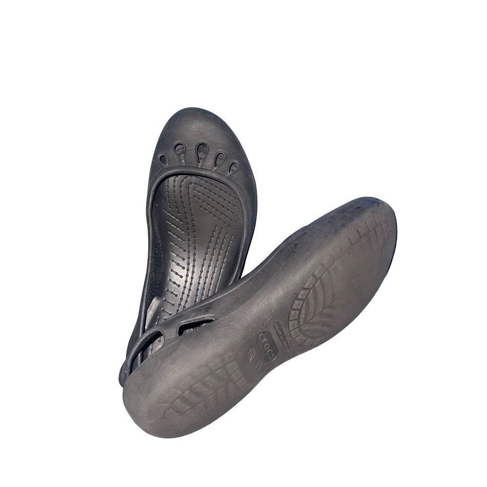 Crocs Black Ballet Sling-on Womens size 9